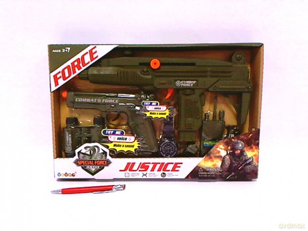 Karabin+pistolet na baterie zestaw 1267104 71049