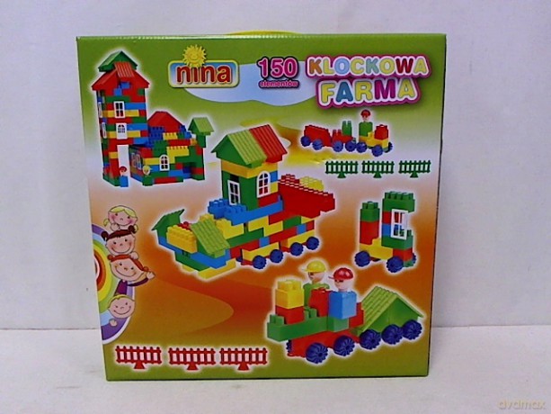 Klocki Farma 150szt w kartonie 00176 01763