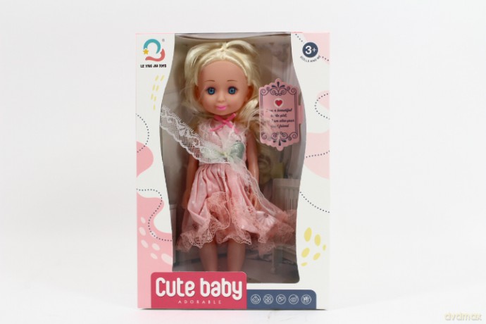 Lalka 27 cm w sukience 500-10 09356