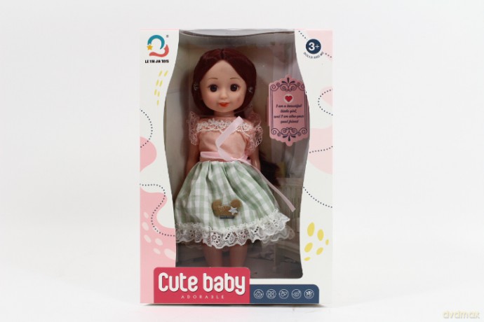 Lalka 27 cm w sukience 500-6 09363