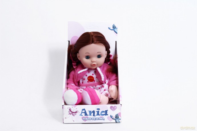 Lalka Ania śpiewa po polsku 31 cm brun. 48256