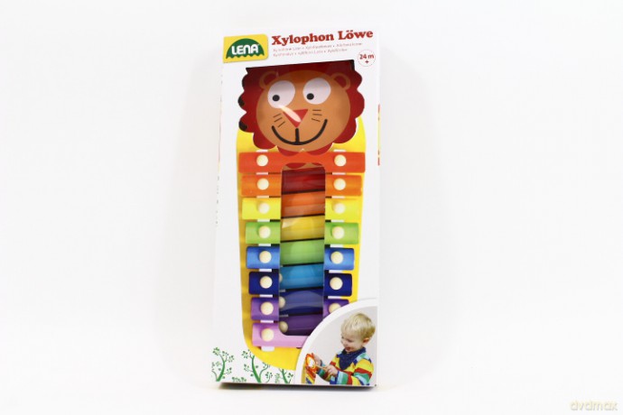 LENA Ksylofon lew kolor 8-tonowy 32170 40502