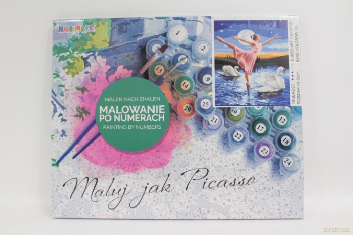 Malowanie po nr Baletnica 1007683