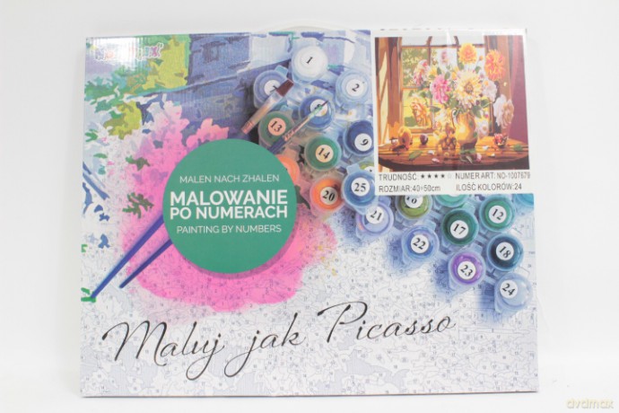 Malowanie po nr Bukiet kwiatów 1007679