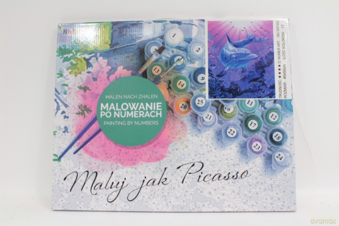 Malowanie po nr Delfin w głębinie 1007459