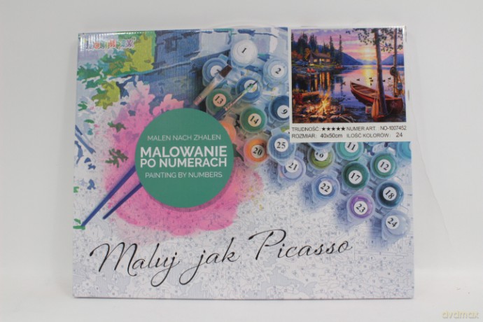 Malowanie po nr Jezioro ognisko 1007452