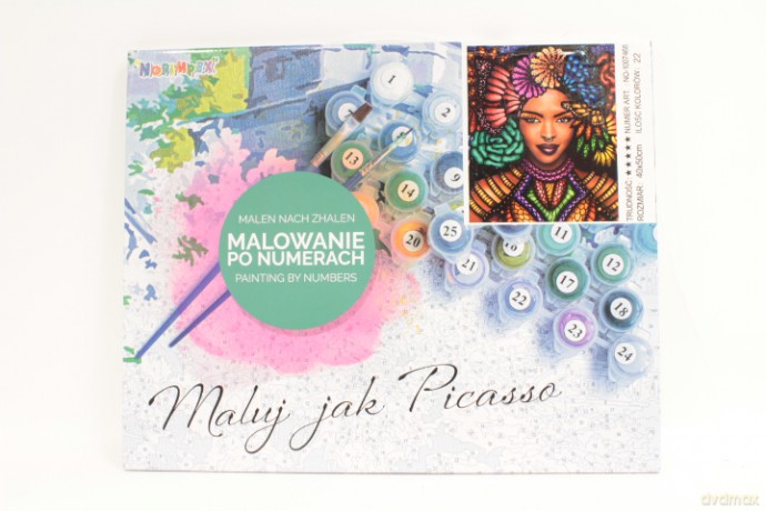 Malowanie po nr Kobieta black 1007468