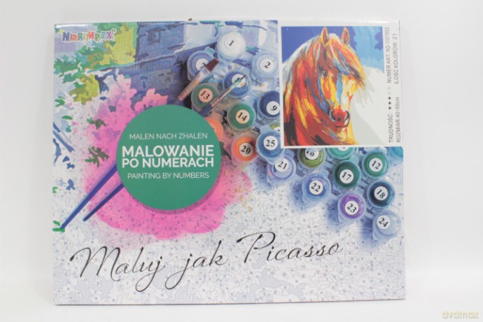 Malowanie po nr Koń z grzywą 1007693