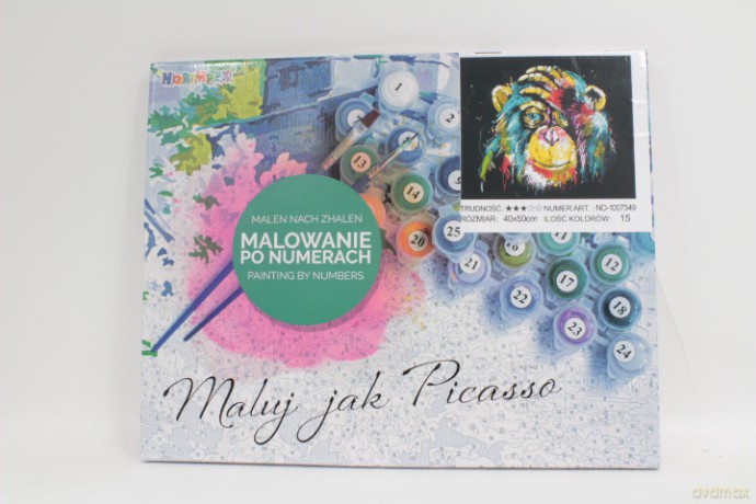 Malowanie po nr Małpka Ola 1007549