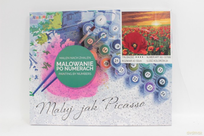 Malowanie po nr Pole makowe 1007686
