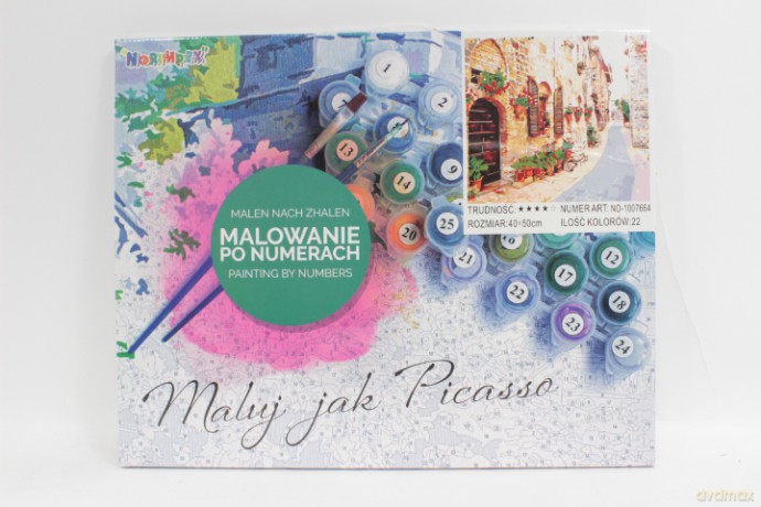 Malowanie po nr Romantyczna uliczka 1007664