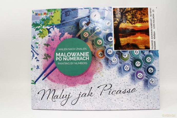 Malowanie po nr Zachód słońca 1007451