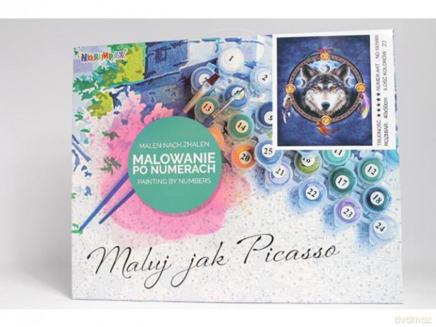 Malowanie po numer.Wilk 1005669 56696