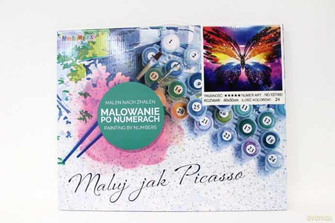 Malowanie po numerach Motyl 1007460
