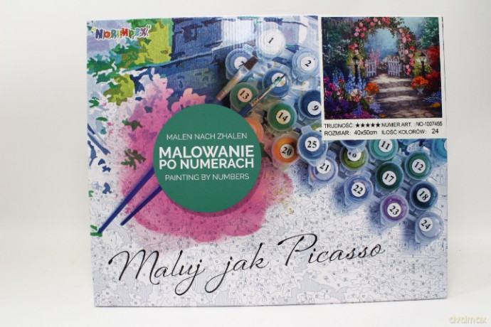 Malowanie po numerach Ogród 1007455