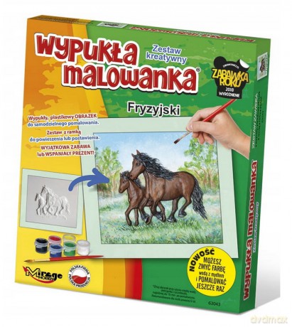 Mirage konie family Fryzyjski zest.do malow.63043