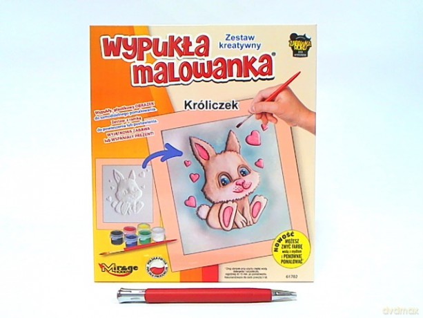 Mirage milusie Króliczek wypukła malowanka 61702
