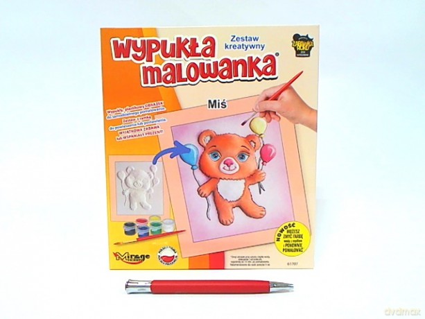 Mirage milusie Miś wypukła malowanka 61707