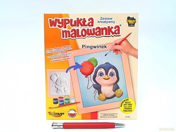 Mirage milusie Pingwinek wypukła malowanka 61703