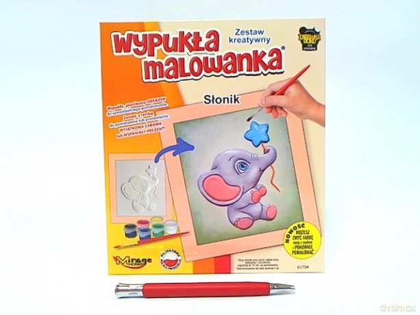 Mirage milusie Słonik wypukła malowanka 61704
