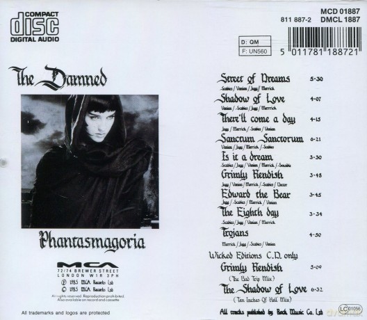 Damned: Phantasmagoria [CD]