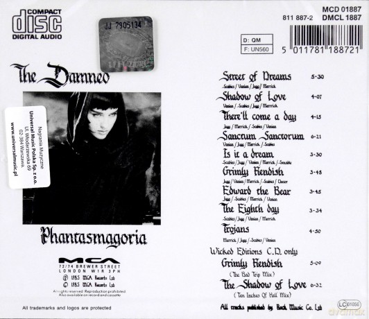 Damned: Phantasmagoria [CD]