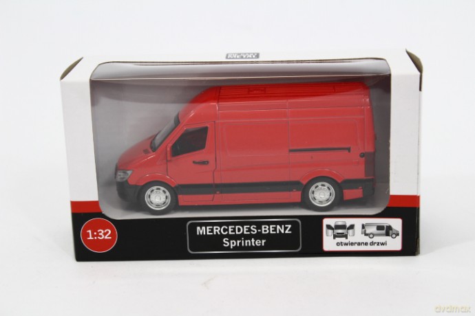 Model MercedesBenzSprinter 1:32 czerw B-947 29477