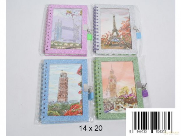 Notes brokatowy 0625H 06372
