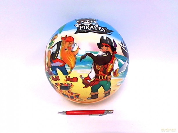 Piłka 23 cm Piraci w siatce 3091 34183 30912