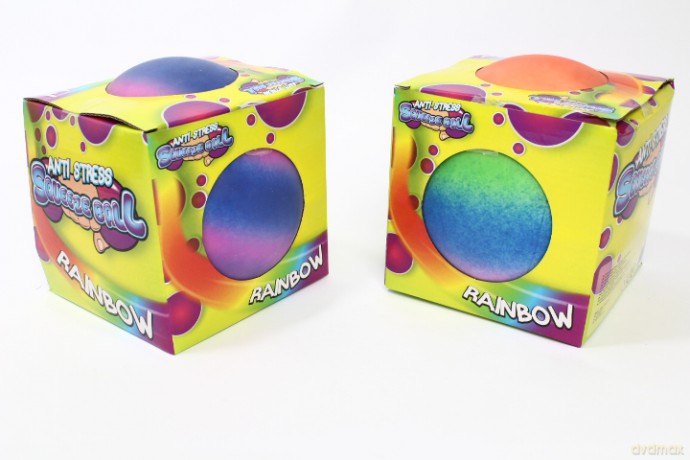 Piłka antystresowa 15 cm 2rodz/box 621170 45785