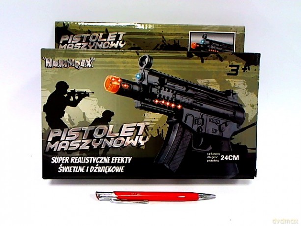Pistolet maszynowy n/b karton 1004531 45317