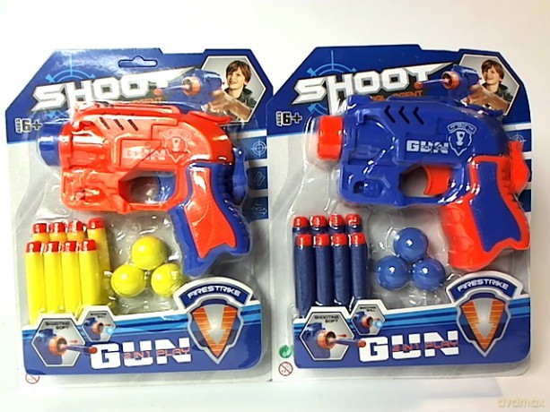 Pistolet na miękkie strzałki i piłeczki 1686 06560