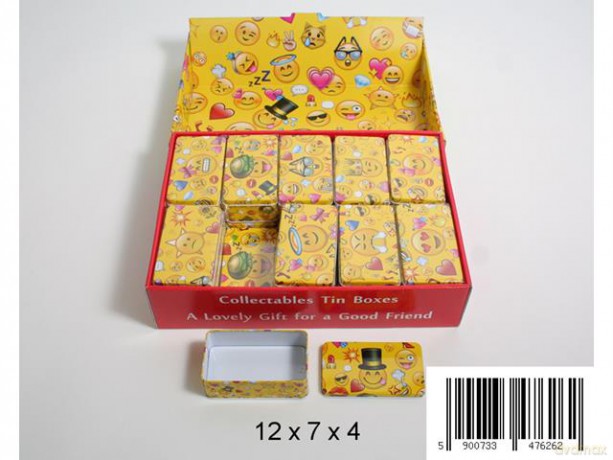 Pojemnik metalowy z minkami 0988A 76262