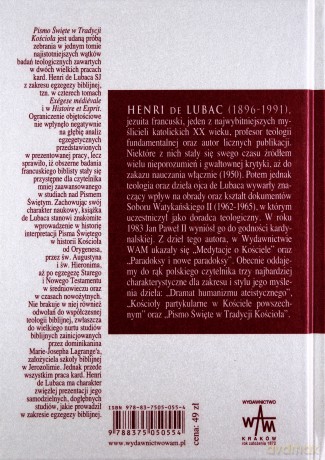 Pismo Święte W Tradycji Kościoła - Henri de Lubac SJ [KSIĄŻKA]