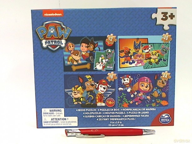 Psi Patrol puzzle drewniane 4w1 6040049