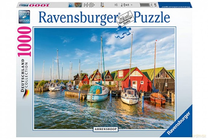 RAV puzzle 1000 Kolorowy port w Niemczech 17092
