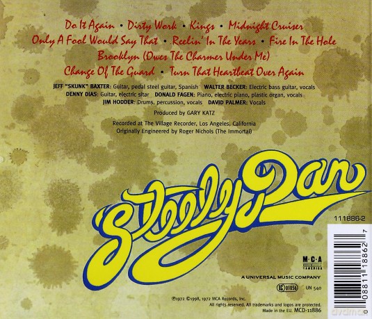 Steely Dan: Can't Buy A Thrill [CD]