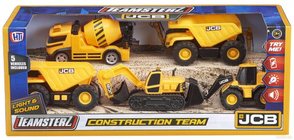 TEAMSTERZ JCB pojazdy bud. 5-pak 1417131