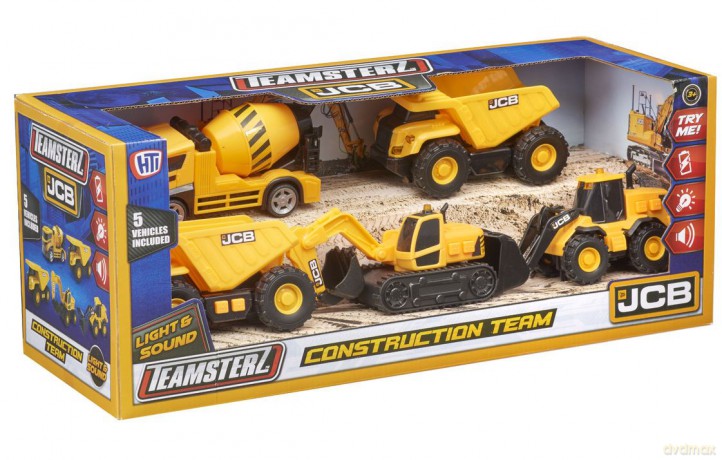 TEAMSTERZ JCB pojazdy bud. 5-pak 1417131