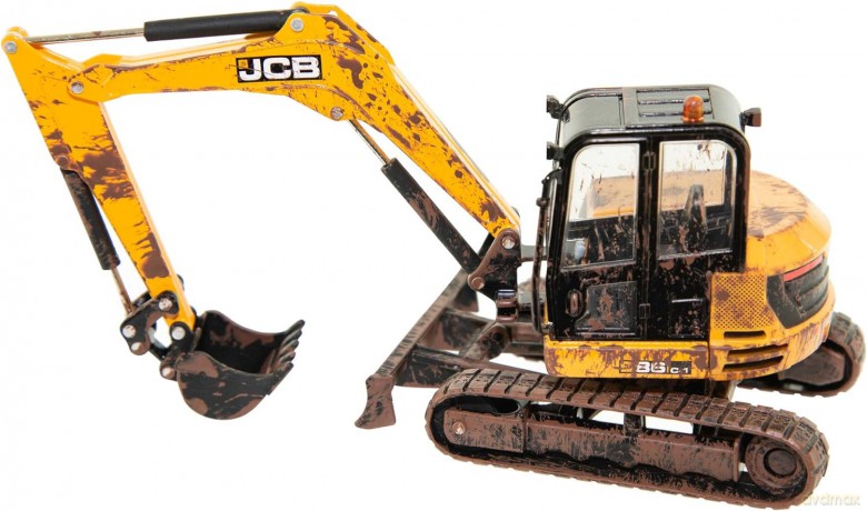 TOMY Britains zabłocona midi koparka JCB 43279