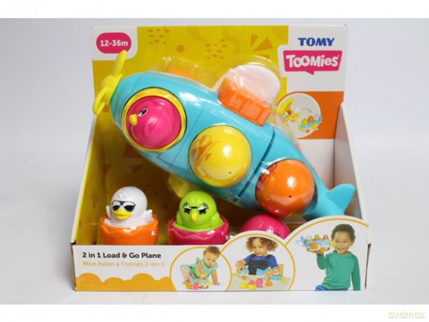 TOMY TOOMIES samolot z jajeczkami 2w1 E73147