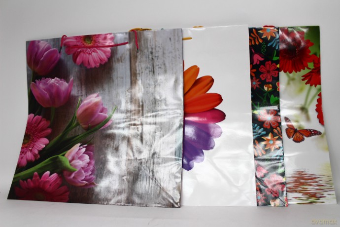 Torebka YC-006 Flowers całoroczna XXL P-4 06448