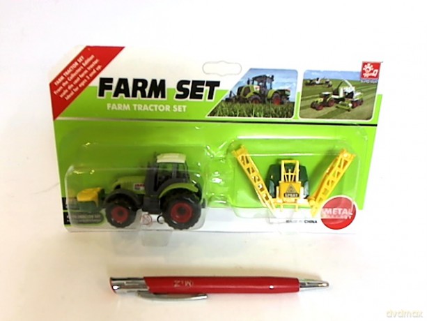 Traktor metal z maszyną rolniczą TG423497 28351