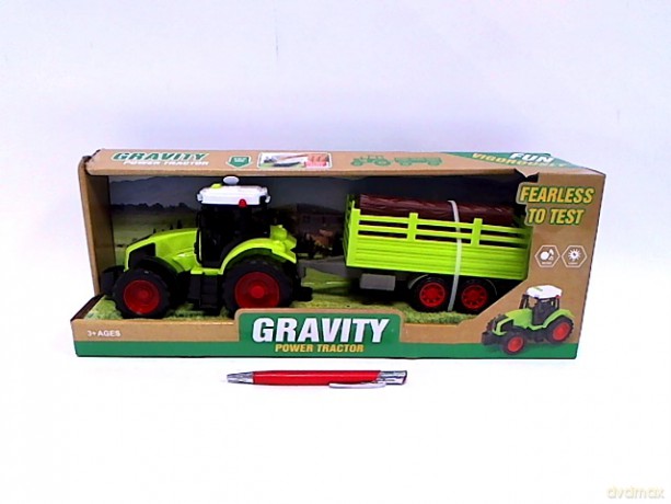 Traktor z przyczepą 666-174A 01671