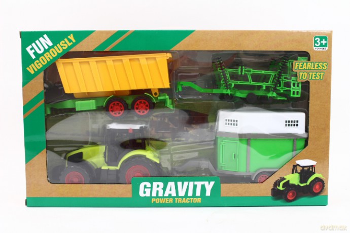 Traktor zestaw z 3 maszynami 666-184B 08915