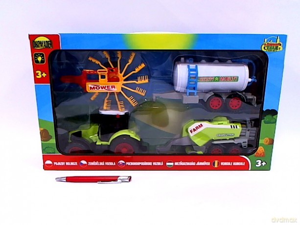 Traktor+maszyny rolnicze w pudełku 02519 25191