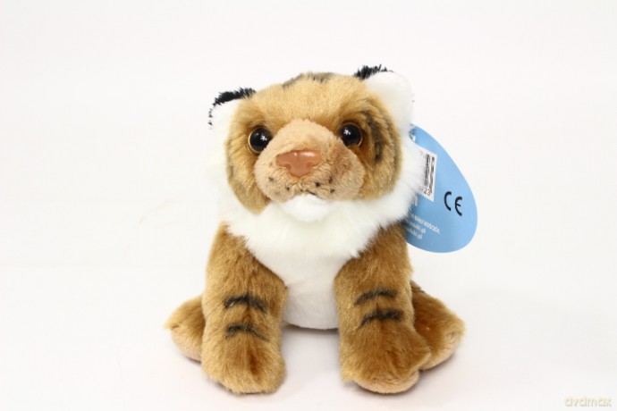 Tygrys brązowy siedzący 14 cm 48723