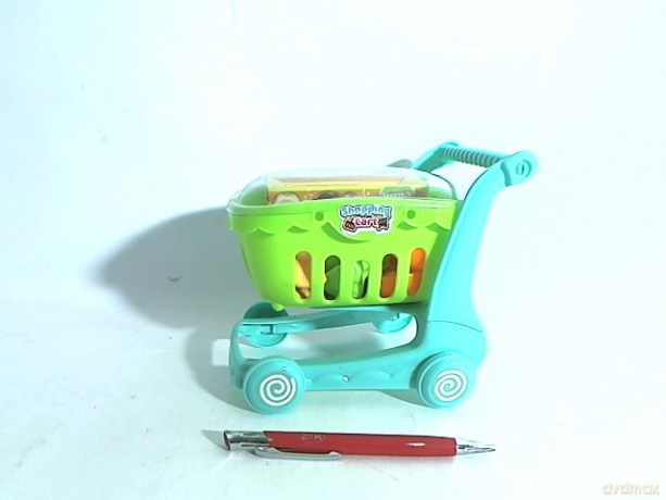 Wózek zakupowy z owocami 17 cm H12933 33281