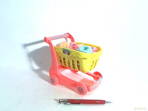 Wózek zakupowy ze słodyczami 17 cm H12932 33274