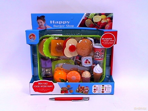 Zestaw hamburger do krojenia+taca CA065262 03446